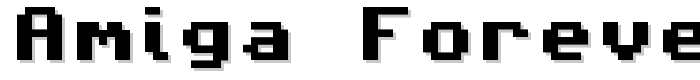 Amiga Forever Pro font